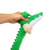 Cute Crocodile Squeaking Plush Toy  (9)