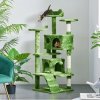 Leaf Shape Pet House with Cat 8