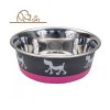 _0034_6-3 Non-Skid Pup Design Dog Bowls (4)