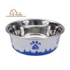 _0039_6-2 Non-Skid Paw Design Dog Bowls (3)