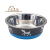 _0033_6-3 Non-Skid Pup Design Dog Bowls (5)