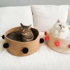 Woven-Cat-Nest-All-Seasons-Universal-Fully-Enclosed-Cat-Bed (2)